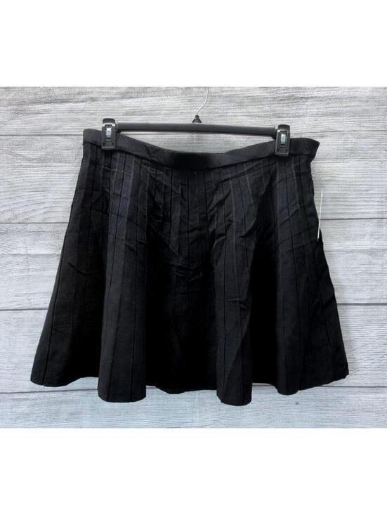 a new day Dresses & Skirts - A New Day Black Knit Skater Pleated Skirt Women Size XXL